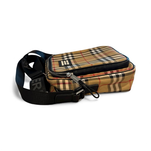 Burberry Tan and Black messenger bag - Picture 5 of 9